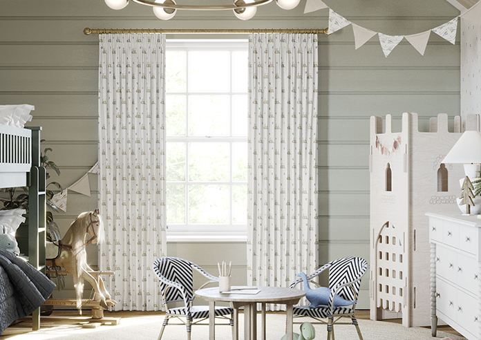 Jurassic Joust, Castle Guard Knightly - Made to Measure Curtains - Image 3